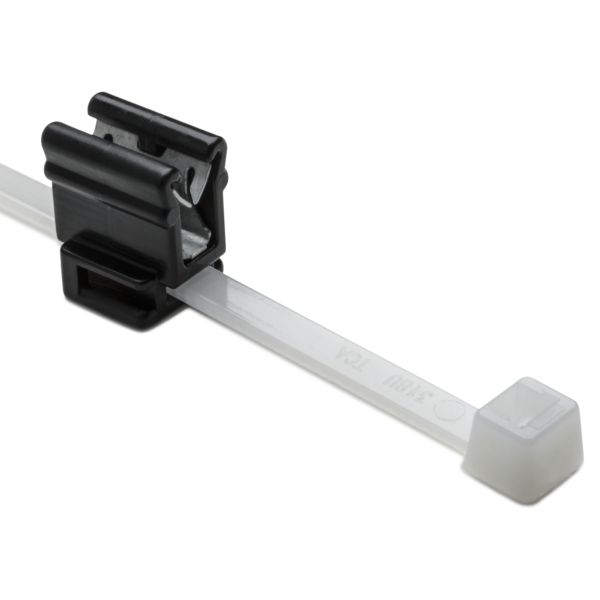 2Piece Cable Tie & Edge Clip, 8.0" Long, EC4B, 13 mm Panel, 50lb